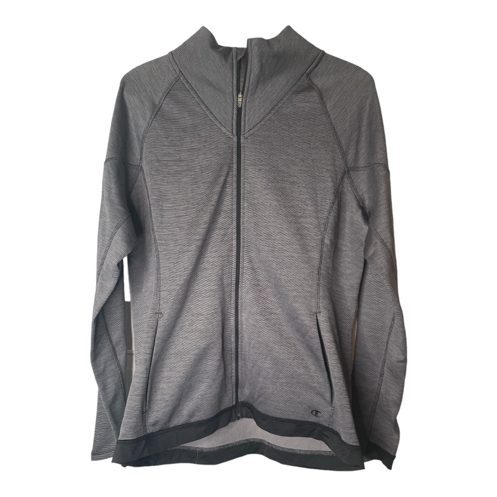 Champion Full Zip Gray Track Jacket